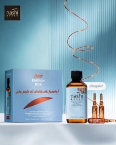 Pack Nashi Argan Hair Energy Box - Tractament anticaiguda i fortificant per al cabell